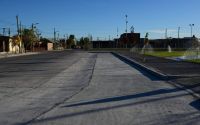 Avanza la pavimentación en San Lorenzo: ya ejecutaron más del 60% en el sector Círculo Policial