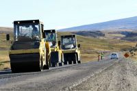 Comenzó la aplicación de microaglomerado en la ruta provincial 13