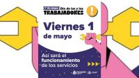 Cómo funcionarán los servicios municipales por el Día del Trabajador en Neuquén