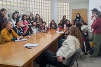 Referentes del IFD 5 de Plottier se reunieron con autoridades del área