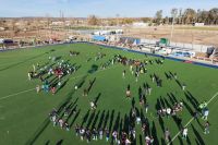 Más de mil niños y niñas colmaron el Encuentro de Hockey Social y Federado en Ciudad Deportiva