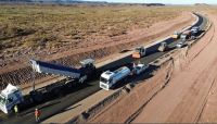 Ruta provincial 7: la pavimentación del primer tramo de Cortaderas supera el 42% de ejecución