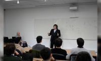 Milei dio una clase en la Universidad de San Andrés