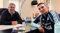Reunión entre Scaloni y Tapia: “Enfocados y en modo Mundial”