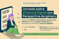 Neuquén invita a una jornada sobre violencia digital con perspectiva de género