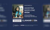 Activan Alerta Sofía para dar con el paradero de Agostina Vega en Córdoba