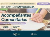Convocan a participar de la diplomatura de acompañantes comunitarias contra la violencia de género