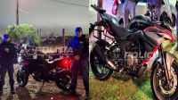 Robaron una moto de un complejo y la abandonaron para no ser atrapados