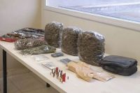 Secuestran municiones y drogas en dos allanamientos en Centenario