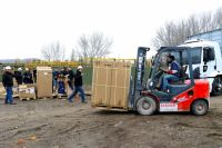 Llegó el equipamiento para completar la planta cloacal de Chos Malal