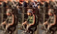 Pablo Grillo asistió al velatorio público de ‘El Indio' Solari