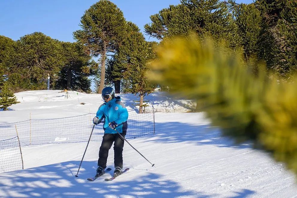 El corazón de la nieve argentina