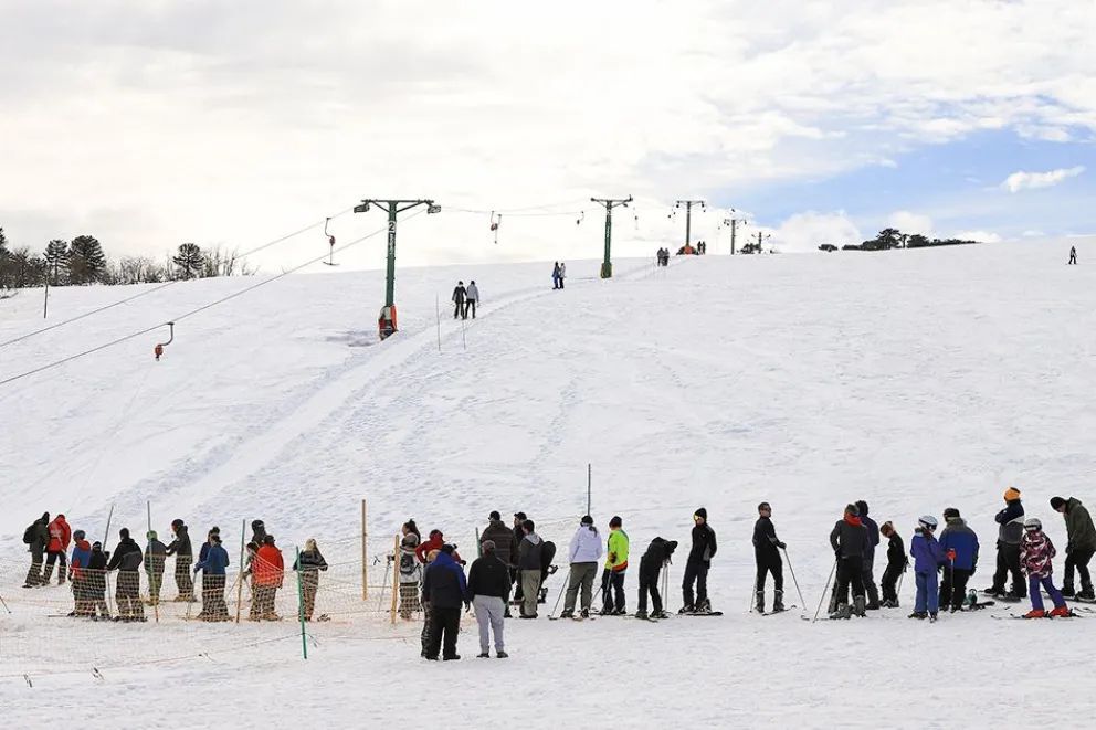 El corazón de la nieve argentina