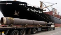 El puerto de Dock Sud recibió 10 mil toneladas materiales para infraestructura de Vaca Muerta