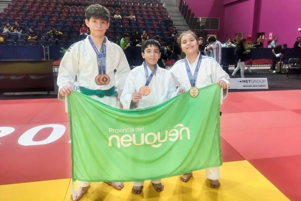 El judo neuquino, en lo más alto del podio sudamericano
