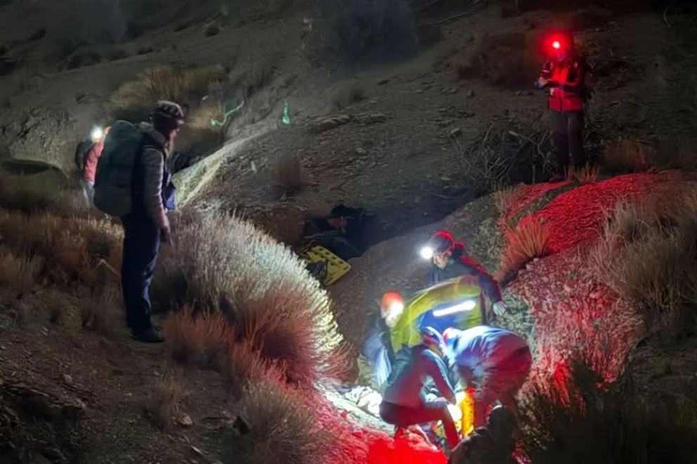 Capacitaron a socorristas de alta montaña