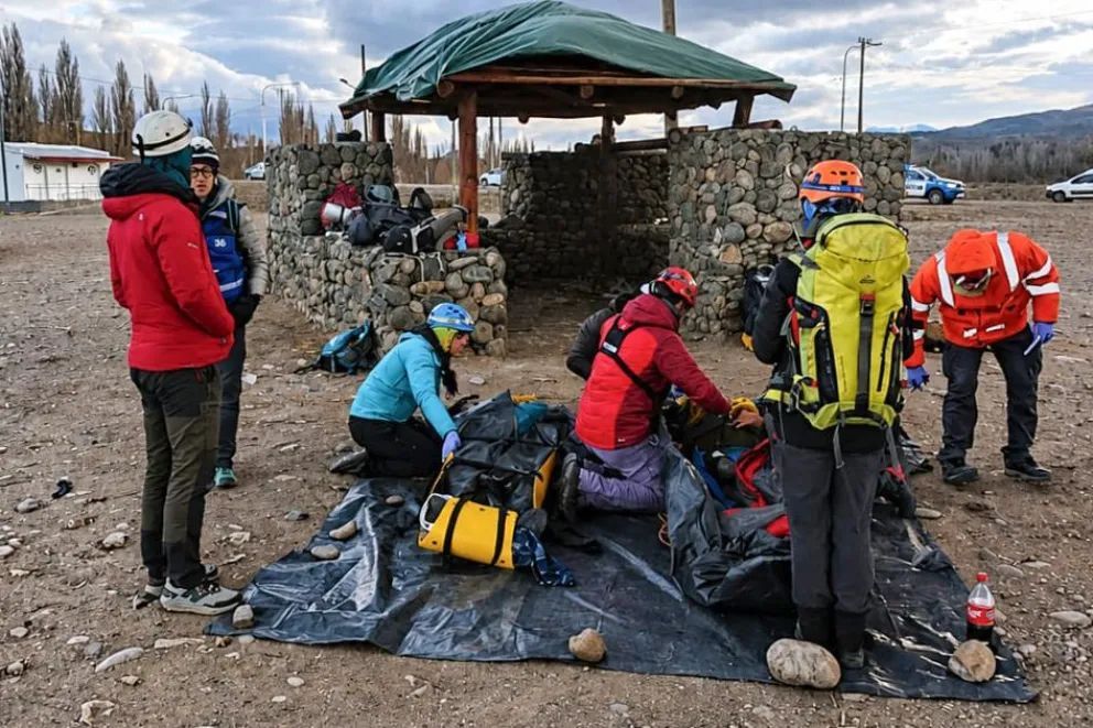 Capacitaron a socorristas de alta montaña