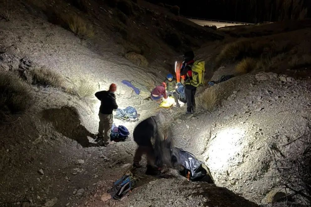 Capacitaron a socorristas de alta montaña