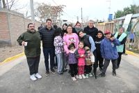Gaido y Figueroa inauguraron las obras que transformaron el sector La Familia en un barrio con todos los servicios