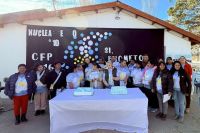 Jóvenes y adultos prometieron lealtad a la bandera nacional en el Alto Neuquén