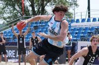 Con presencia neuquina, seleccionados argentinos de beach handball avanzaron a cuartos de final
