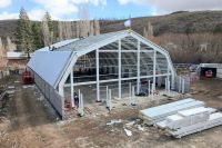 Continúan las tareas en el futuro Centro Deportivo Comunitario en Villa del Nahueve