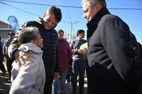 Gaido y Figueroa inauguraron la red cloacal para 347 familias del sector Peumayen