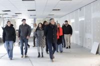 Figueroa recorrió cuatro importantes obras educativas en San Martín de los Andes