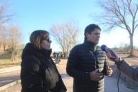 Gaido anunció que en octubre estarán terminadas las obras de cloacas, pavimento y agua en Polvorines