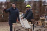 Gaido supervisó las obras del nuevo SAF de Melipal que duplicará la oferta deportiva en el oeste