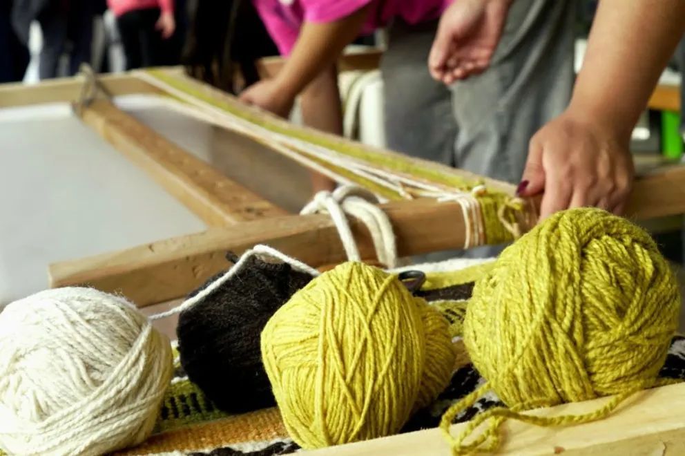 El telar mapuche de Neuquén, presente en la Exposición Rural de Palermo