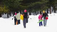 El Parque Recreativo El Llano reabre con un paisaje nevado para disfrutar el invierno en el norte neuquino