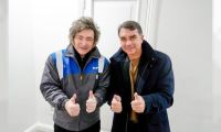 Milei viaja a Brasil: visita San Pablo y se encontrará con Flavio Bolsonaro