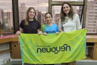 Micaela cumplió su sueño de llegar a Nueva York