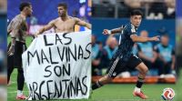 La historia detrás de la bandera de Malvinas ante Inglaterra: la confesión de Thiago Almada