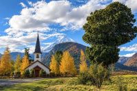 Capilla María Auxiliadora del Paimún, donde el paisaje es parte de la oración