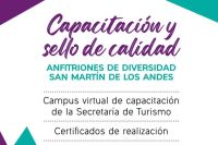 Convocan a capacitarse para ser Anfitriones de Diversidad en San Martín de los Andes