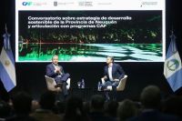 CAF eligió Neuquén para celebrar 25 años de vínculo con la Argentina y destacó el trabajo “desde del minuto cero”