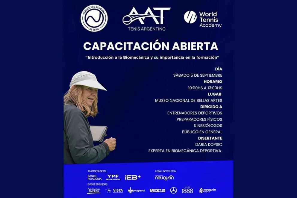La Copa Davis ya arrancó con capacitaciones, clínicas y campus para sembrar tenis en toda la provincia