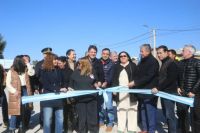 Gaido y Figueroa inauguraron 80 cuadras de asfalto en Círculo Policial