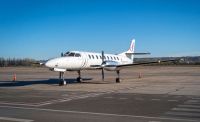 El primer vuelo de American Jet a Chapelco puso en marcha la nueva conexión aérea con los Lagos del Sur