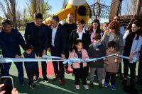 Gaido anunció 34 nuevos parques para toda la ciudad durante la inauguración del Parque Benteveo realizada esta mañana junto a Figueroa