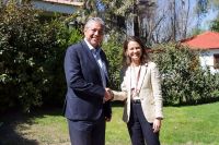 Figueroa analizó alternativas de financiamiento para obras con la vicepresidenta del Banco Mundial