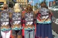 Actrices lucieron en el Festival de San Sebastián remeras con la leyenda “Las Malvinas son argentinas”