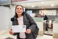 Su primer viaje en avión fue para volver a Chos Malal