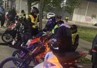 Retuvieron 62 motos durante un operativo realizado por la Municipalidad de Neuquén en Unión de Mayo