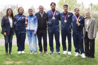 Figueroa recibió a parte de la delegación neuquina que participó en los Juegos Suramericanos