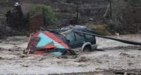Impactante aluvión en Santiago de Chile y sus alrededores
