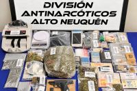 Usaban de pantalla una peluquería y un resto bar: Cuatro detenidos en seis allanamientos por drogas en Chos Malal