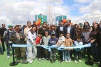 Gaido y Figueroa inauguraron el Parque de las Energías en el barrio San Lorenzo